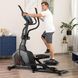 Gymtek XCF6100 electromagnetic elliptical trainer, up to 135 kg, black
