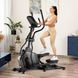 Gymtek XCF6100 electromagnetic elliptical trainer, up to 135 kg, black