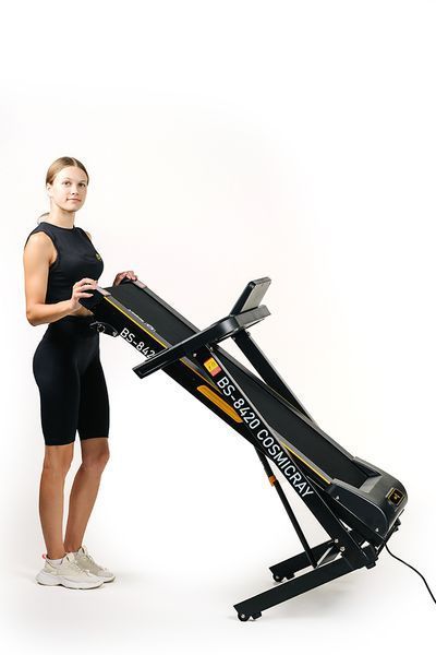 Бігова доріжка Besport BS-8420 COSMICRAY, електрична, складна, до 120 кг, чорна
