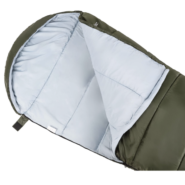 Outtec Mummy cocoon sleeping bag, mid-season, khaki