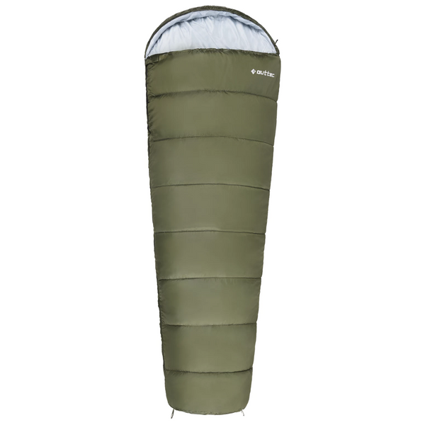 Outtec Mummy cocoon sleeping bag, mid-season, khaki