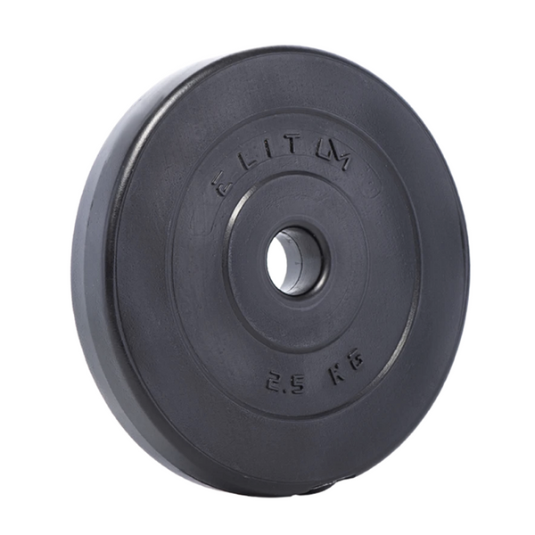 Elitum Titan composite weight plates set for dumbbells and barbells with 2 bars, 29&ndash;59 kg, 39 kg