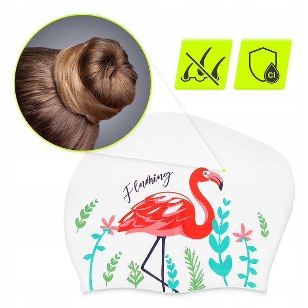 TSUNAMI Flamingo Mix Swimming Cap