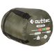 Outtec Mummy cocoon sleeping bag, mid-season, khaki
