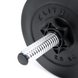 Elitum Titan composite weight plates set for dumbbells and barbells with 2 bars, 29&ndash;59 kg, 39 kg