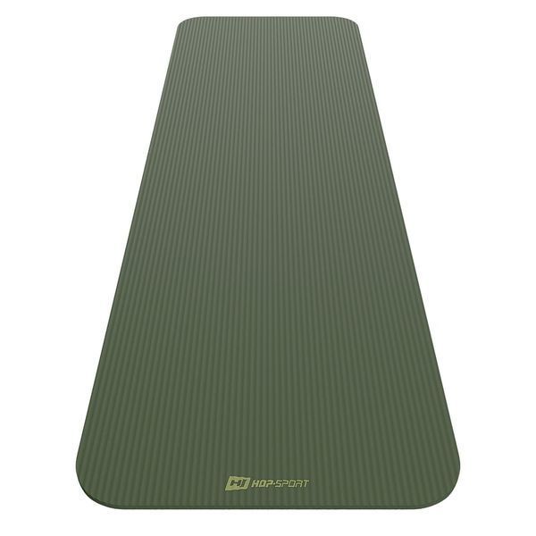 Коврик для йоги Hop-Sport HS-NB010GM NBR 1 см темний, хакі &mdash; фото