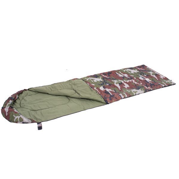 Springos CS0041 Sleeping Bag, 2-in-1, +8&hellip;+20 &deg;C, Khaki/Green