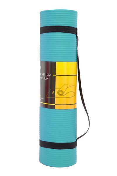 Килимок спортивний Cornix NBR 183 &times; 61 &times; 1 см для йоги та фітнесу XR-0248 Mint &mdash; фото