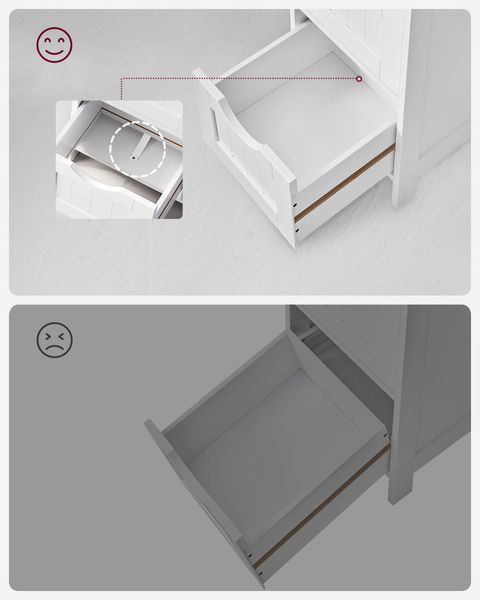 Leobert Sven bathroom cabinet, white