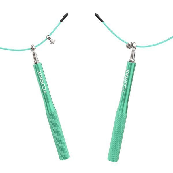 Скакалка для кросфіту Cornix Speed Rope XR-0156 з підшипниками, зелена &mdash; фото