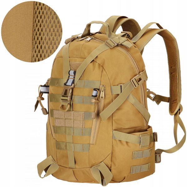 Springos CS0095 Hiking Backpack, 60 L, Brown