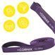 Cornix Power Band XR-0060 Resistance Loop, 32 mm, 15-38 kg resistance, purple