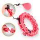 Massage hula hoop 4FIZJO with weight Pink
