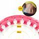 Massage hula hoop 4FIZJO with weight Pink