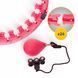 Massage hula hoop 4FIZJO with weight Pink