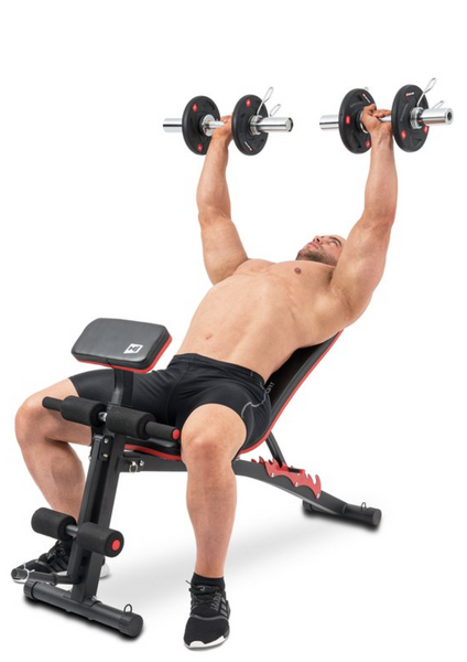Hop-Sport HS-1035 Training Bench with Scott Curl Pad