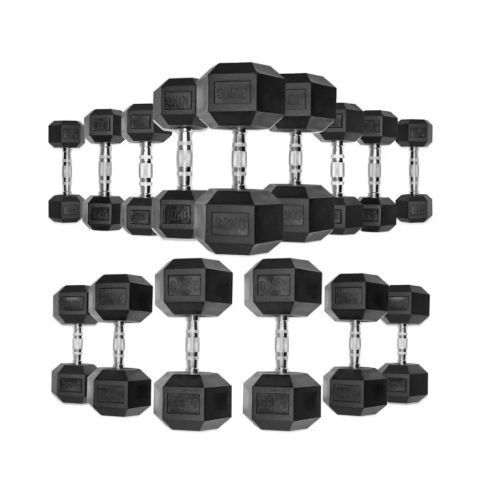 Hexagonal dumbbell Generation Fitness FF 51D2C, 12&ndash;50 kg, 14 кг