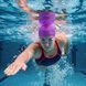 Шапочка для плавания Aquaget AQ0031 для длинных волос, силиконовая, фиолетовая &mdash; фото 2