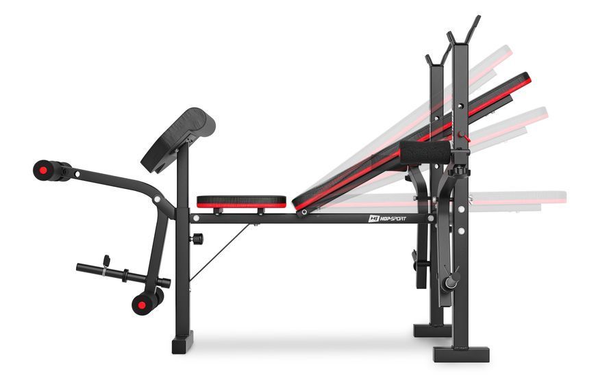 STRONG Hop-Sport Set with Bench and Straight Bars, 40&ndash;179 kg, 146 kg, HS-1055