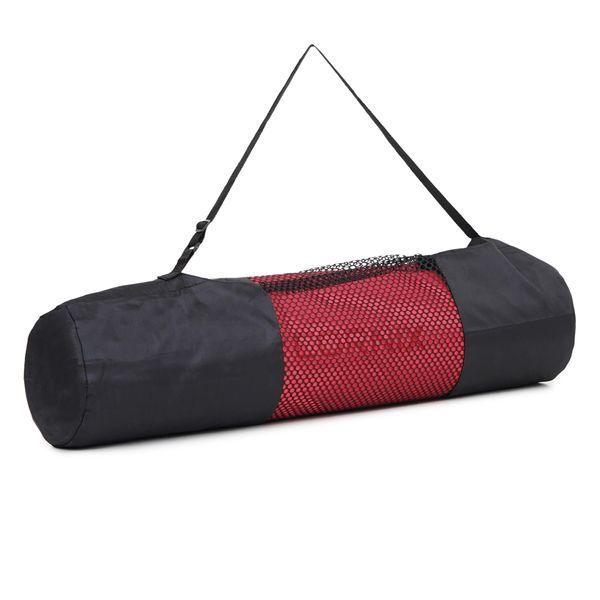 Килимок спортивний Cornix TPE 183 &times; 61 &times; 0.6 см для йоги та фітнесу XR-0006 Red/Black &mdash; фото