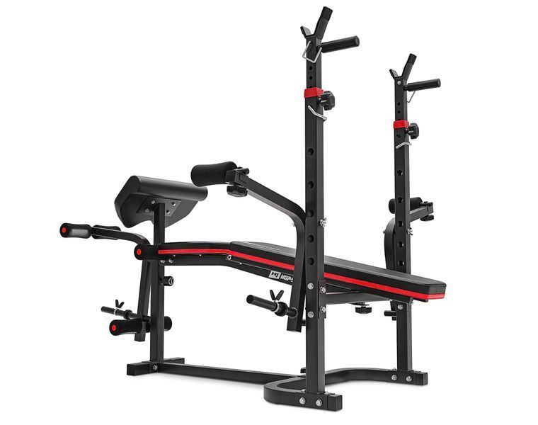 STRONG Hop-Sport Set with Bench and Straight Bars, 40&ndash;179 kg, 106 kg, HS-1065
