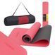 Килимок спортивний Cornix TPE 183 &times; 61 &times; 0.6 см для йоги та фітнесу XR-0006 Red/Black &mdash; фото 1