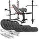 STRONG Hop-Sport Set with Bench and Straight Bars, 40&ndash;179 kg, 106 kg, HS-1065