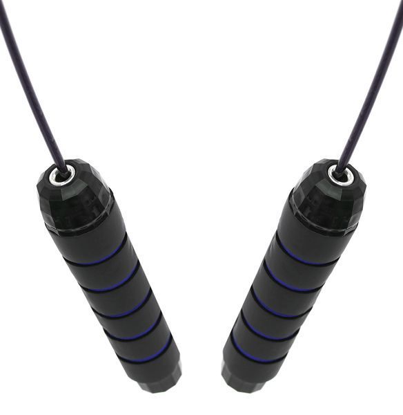 Cornix Speed Rope Classic XR-0147 CrossFit Jump Rope with Bearings, Black/Blue