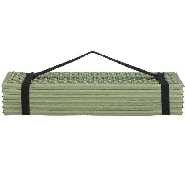 Springos XPE camping mat 182 &times; 60 &times; 0.8 cm foldable PM0010 Green/Grey