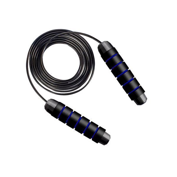 Cornix Speed Rope Classic XR-0147 CrossFit Jump Rope with Bearings, Black/Blue