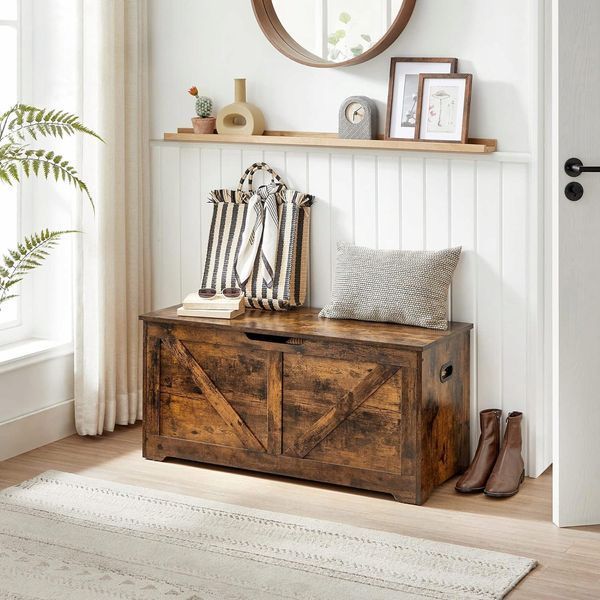Leobert Sella Floor Storage Chest of Drawers, Brown