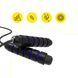 Cornix Speed Rope Classic XR-0147 CrossFit Jump Rope with Bearings, Black/Blue
