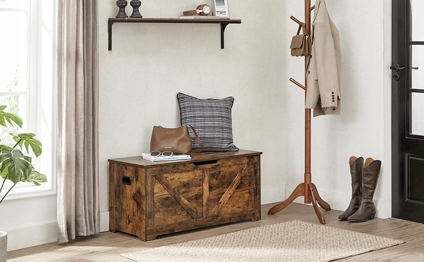 Leobert Sella Floor Storage Chest of Drawers, Brown