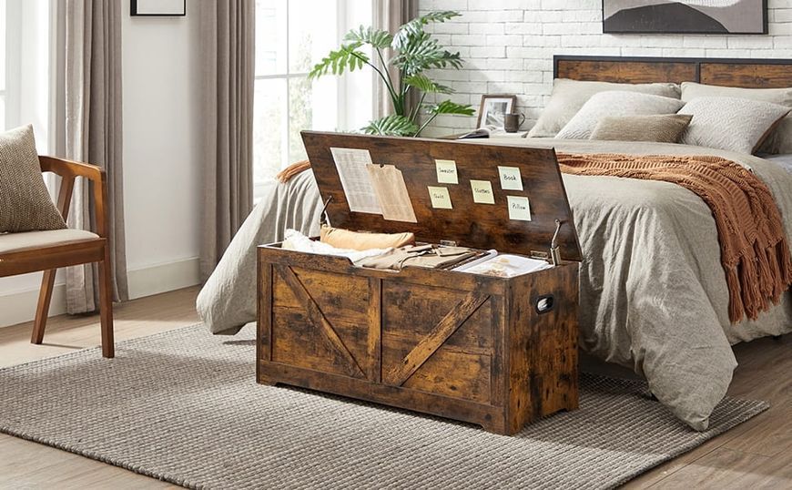 Leobert Sella Floor Storage Chest of Drawers, Brown