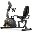 Горизонтальний велотренажер Hop-Sport HS-045L Volt магнітний, до 110 кг, золотистий