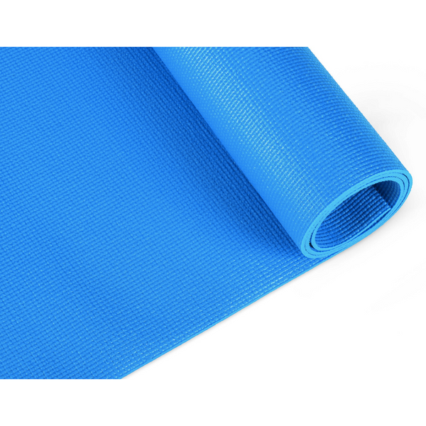 Килимок (мат) для фітнесу та йоги Gymtek 0,4 см, PVC, синій