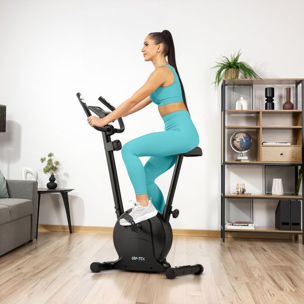 Gymtek XB500 magnetic exercise bike, up to 100 kg, black