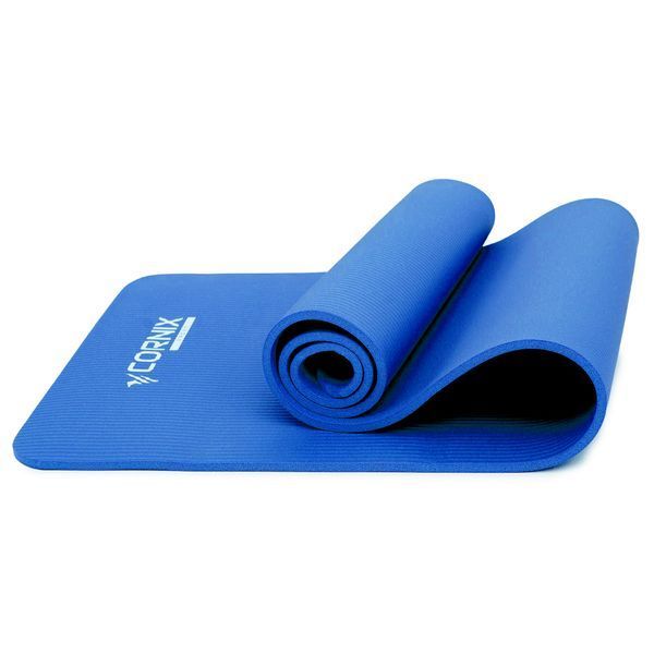 Cornix NBR sports mat 183 &times; 61 &times; 1 cm for yoga and fitness XR-0009 Blue