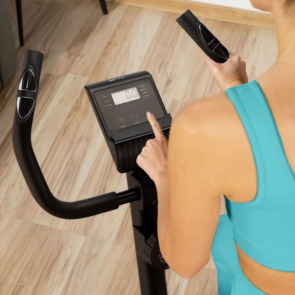 Gymtek XB500 magnetic exercise bike, up to 100 kg, black