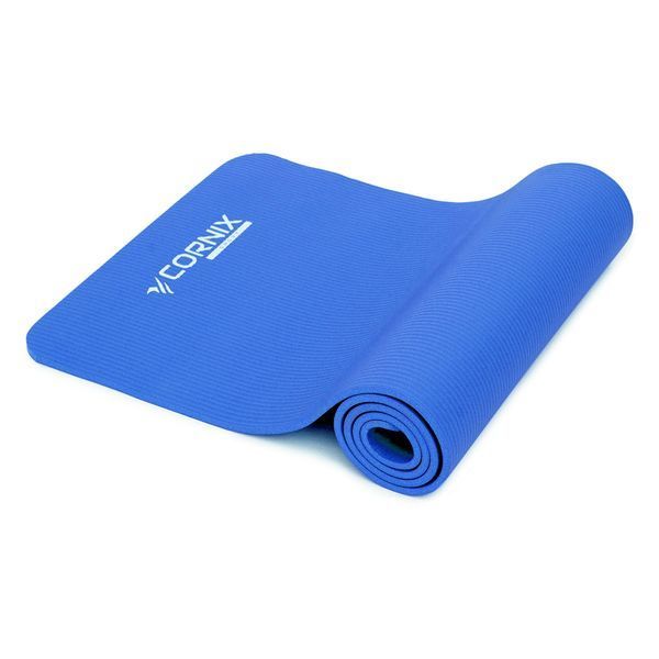 Cornix NBR sports mat 183 &times; 61 &times; 1 cm for yoga and fitness XR-0009 Blue