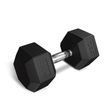 Гантеля шестигранна прогумована TX-075RD Trex Sport 7,5 кг, 7.5 кг, Гума, чорна