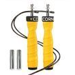 Скакалка швидкісна для кросфіту Cornix Speed Rope Pro XR-0521, з обважнювачем, жовта