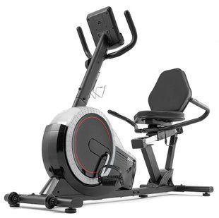 Горизонтальний велотренажер Hop-Sport HS-060L Pulse сріблястий 2020 5902308220058 фото