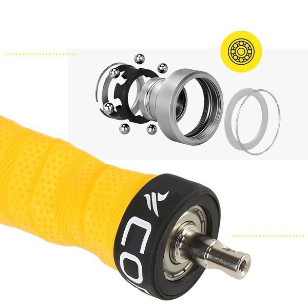 Cornix Speed Rope Pro XR-0521 Speed Rope for CrossFit, with Weights, Yellow