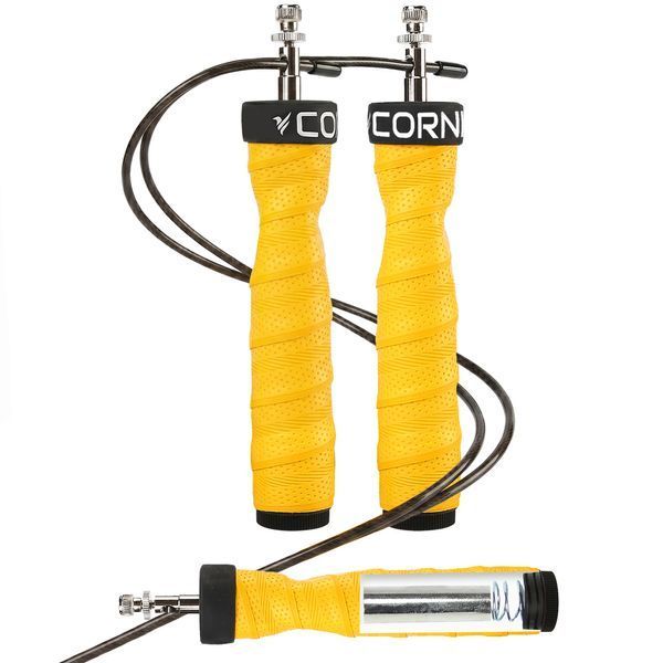 Cornix Speed Rope Pro XR-0521 Speed Rope for CrossFit, with Weights, Yellow