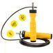 Cornix Speed Rope Pro XR-0521 Speed Rope for CrossFit, with Weights, Yellow