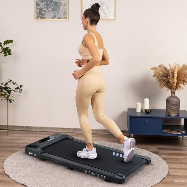 Бігова доріжка GYMTEK XT100, електрична, до 100 кг, чорна