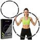 Actiget ACT0134 Waist Massage Hoop 92 cm, 1 kg, Black