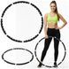 Actiget ACT0134 Waist Massage Hoop 92 cm, 1 kg, Black
