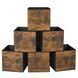Leobert Structure Foldable Storage Organizer Set (6 pcs), Brown